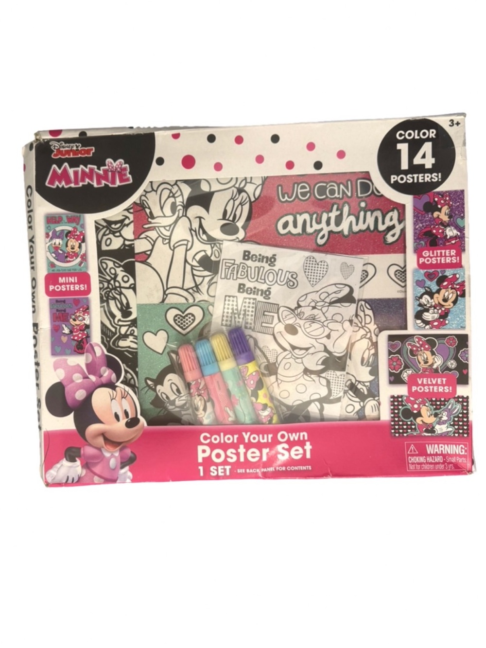 Disney Color Your Own Posters Set with Markers